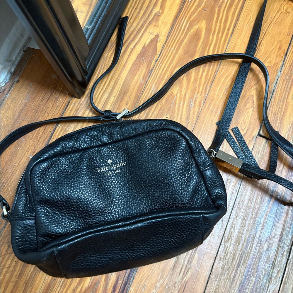 Kate Spade Black leather crossbody Bag